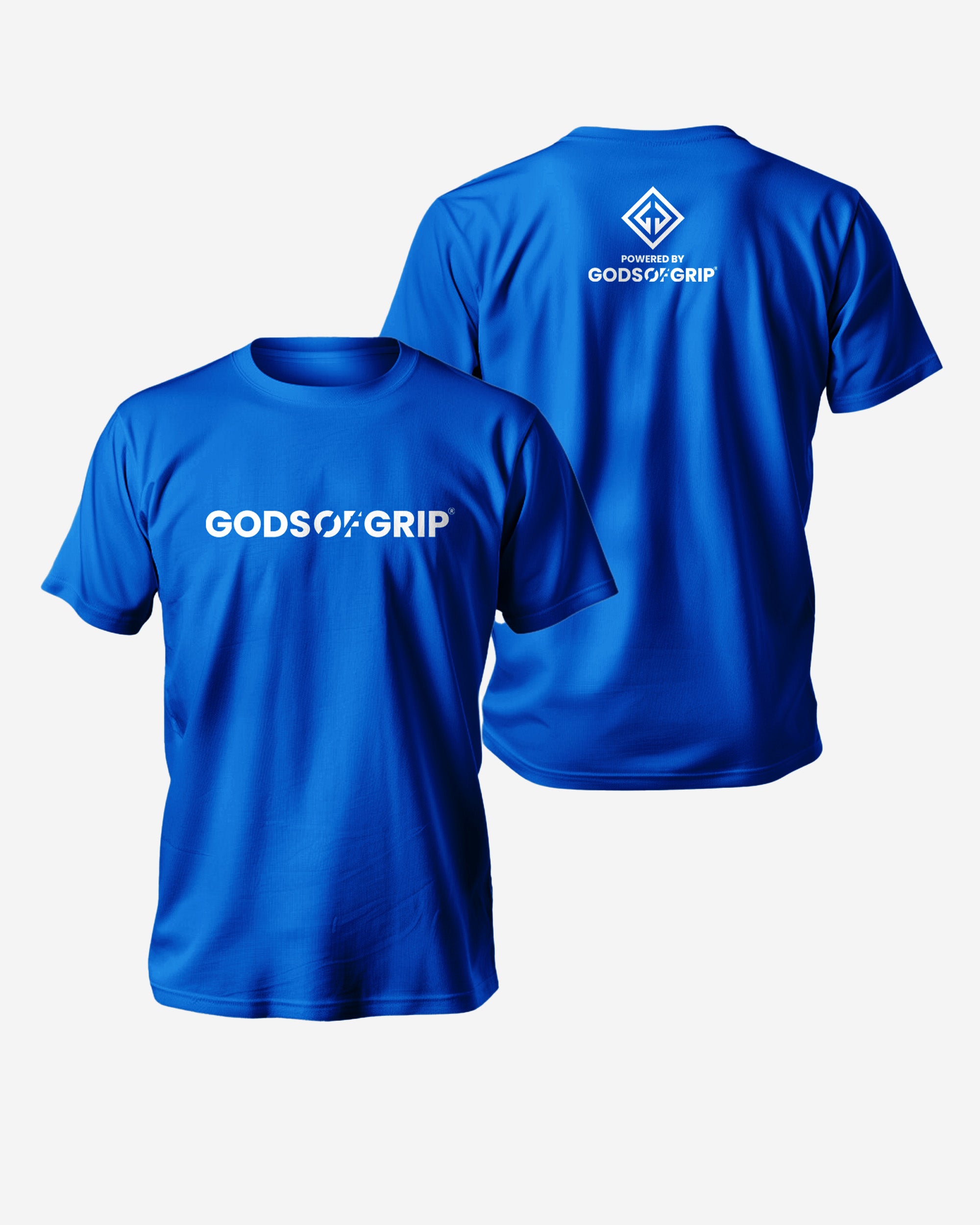 Powered By The Gods T-Shirt - Blue