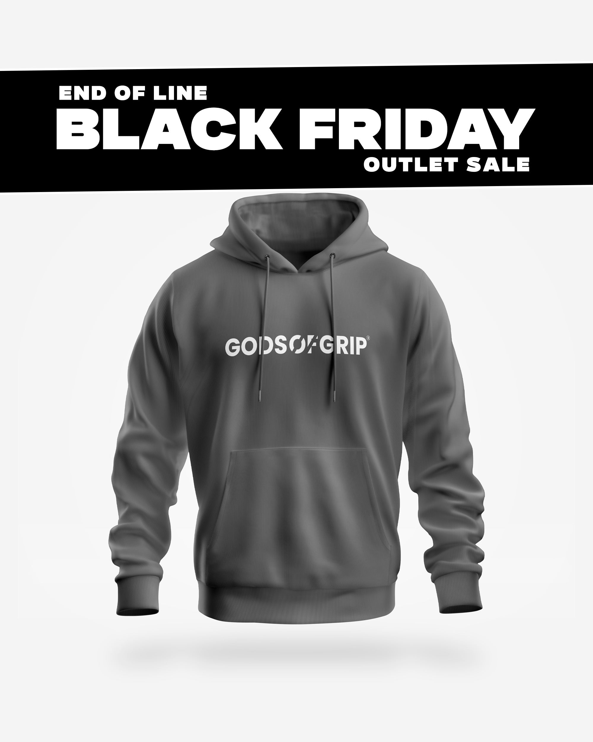 Gods Of Grip Charcoal Hoodie