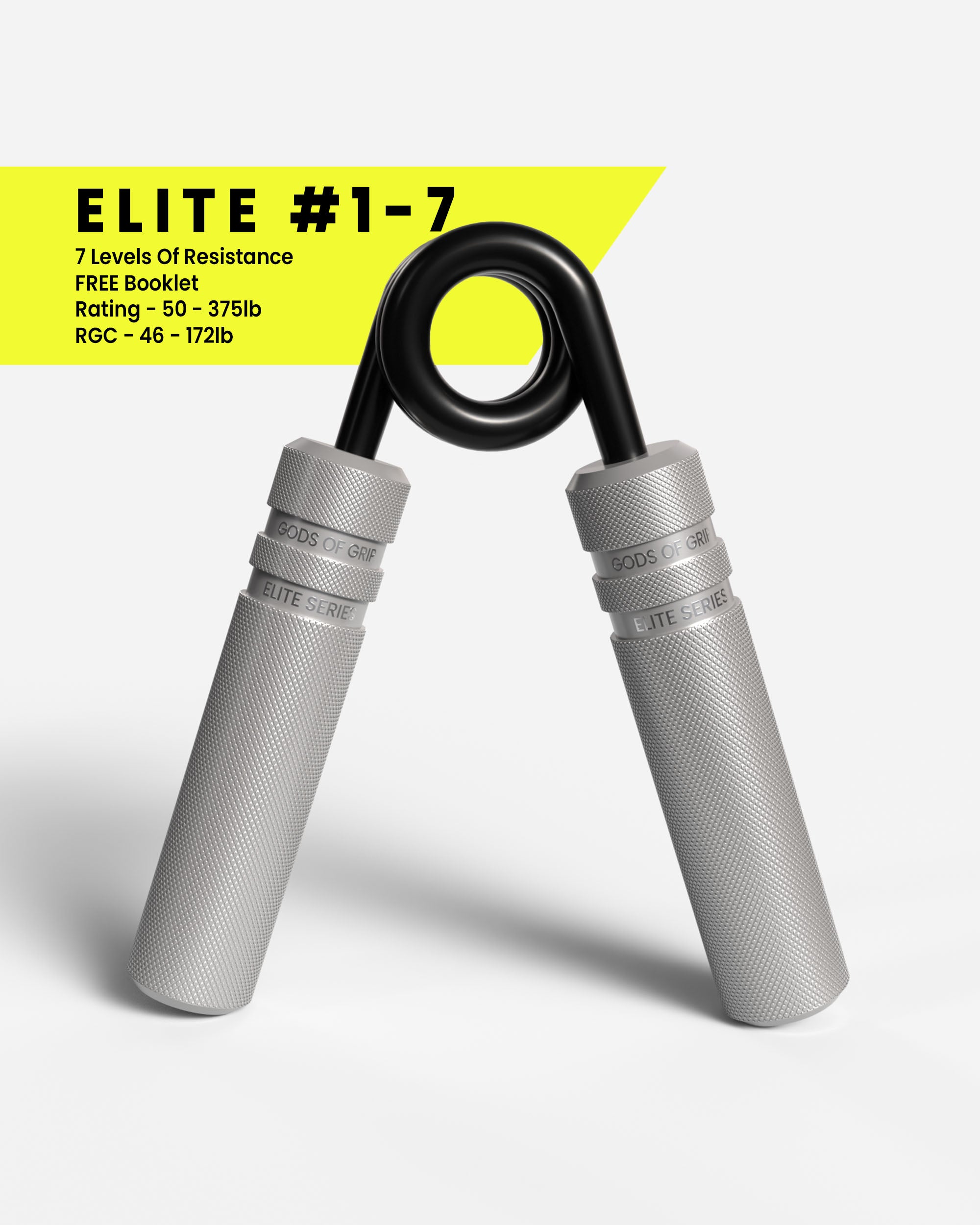 Elite Series Hand Grippers Info Card