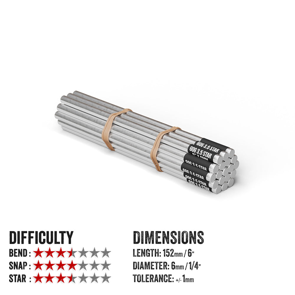 GOG Short Steel Bars - 3.5 Star Difficulty Spec Sheet