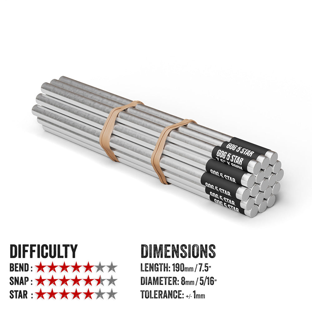 GOG Short Steel Bars - 5 Star Difficulty Spec Sheet