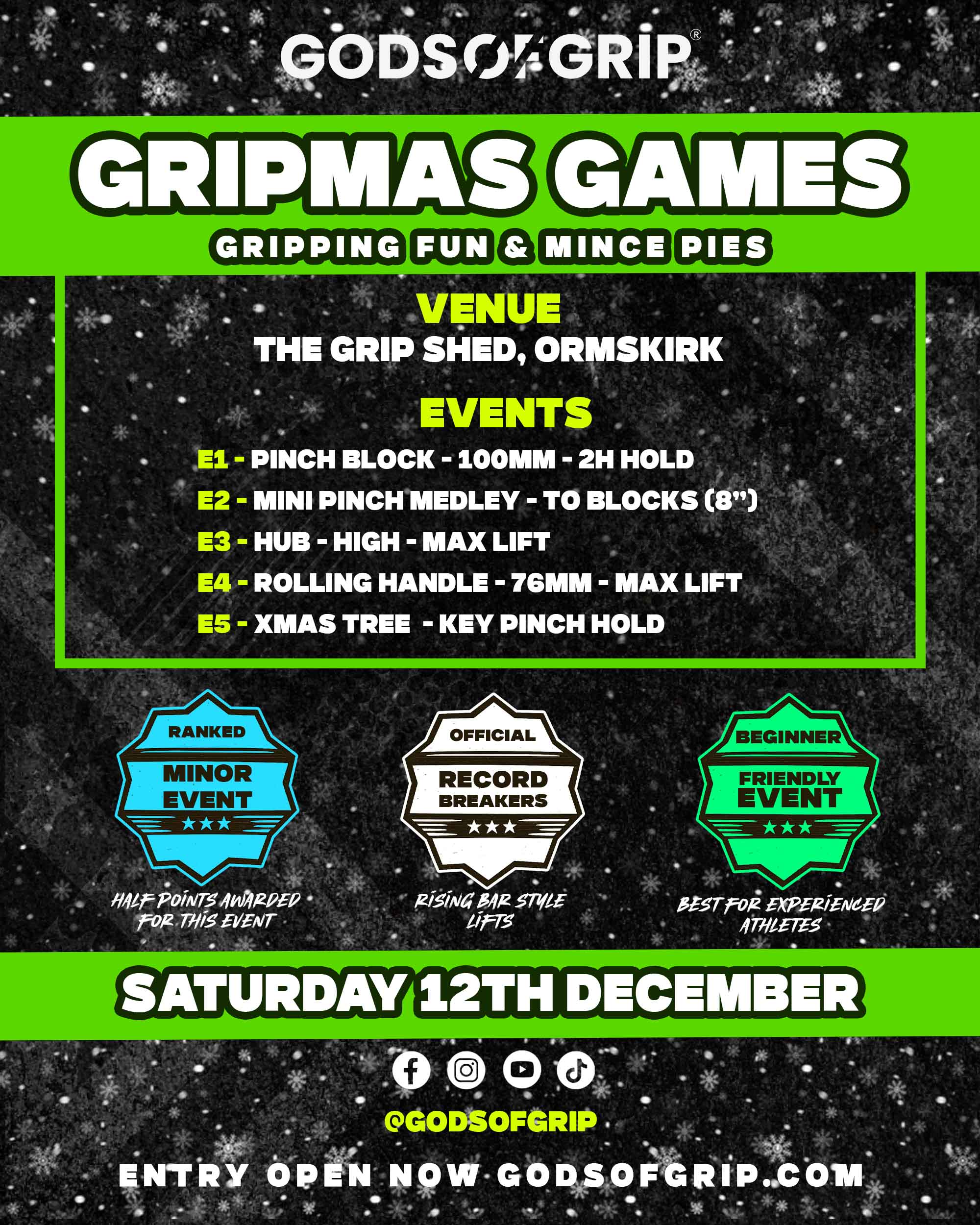 Gripmas games poster 2026