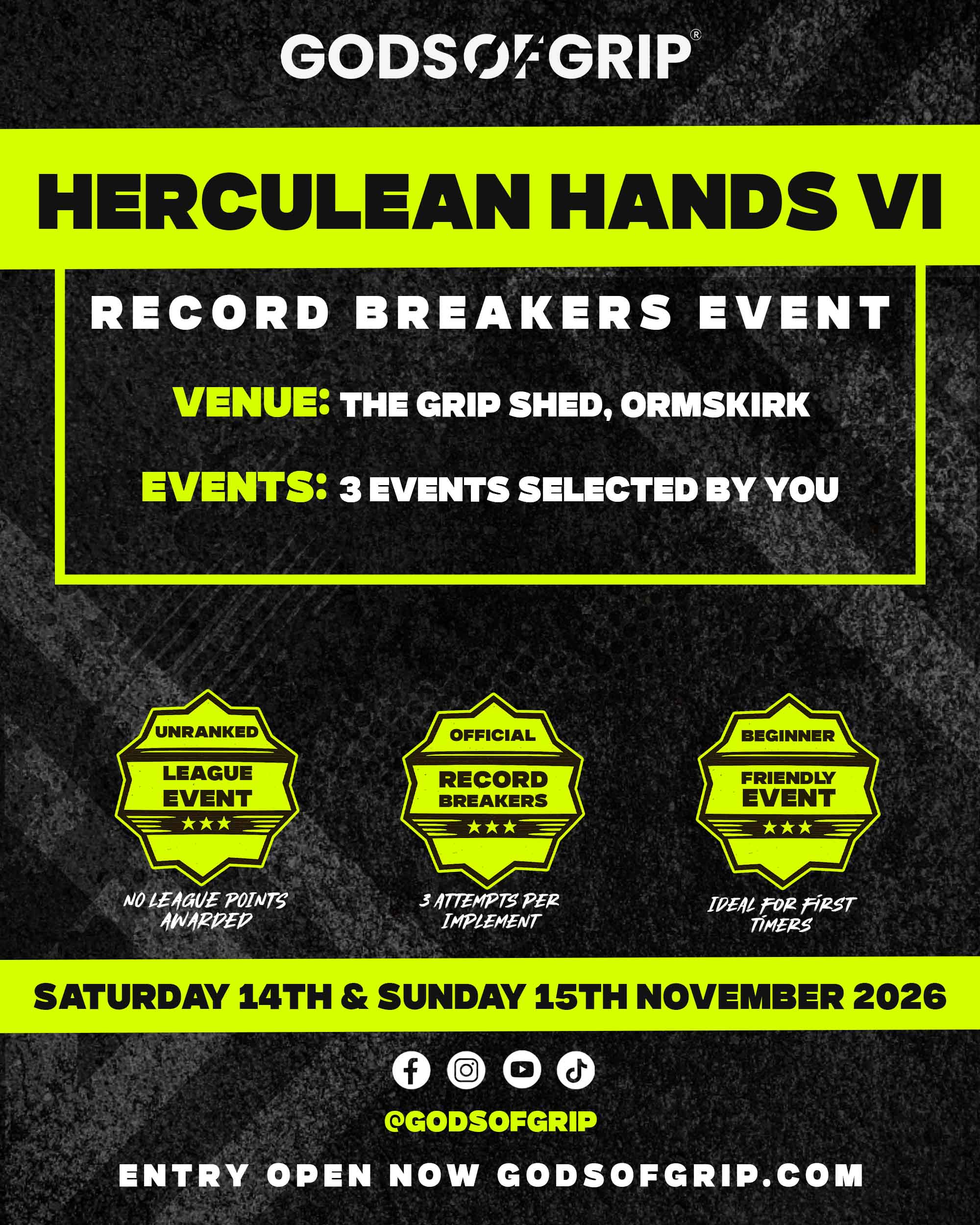 Herculean Hands VI - Record Breakers