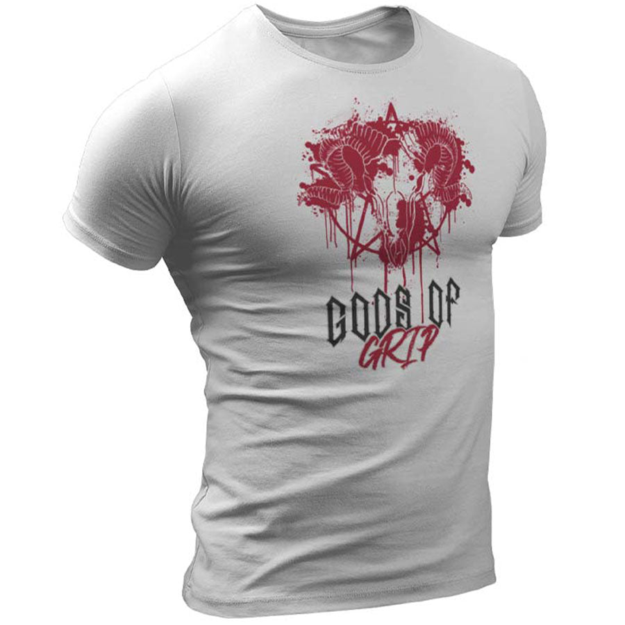 Satanic Gods Of Grip T-Shirt #colour_white