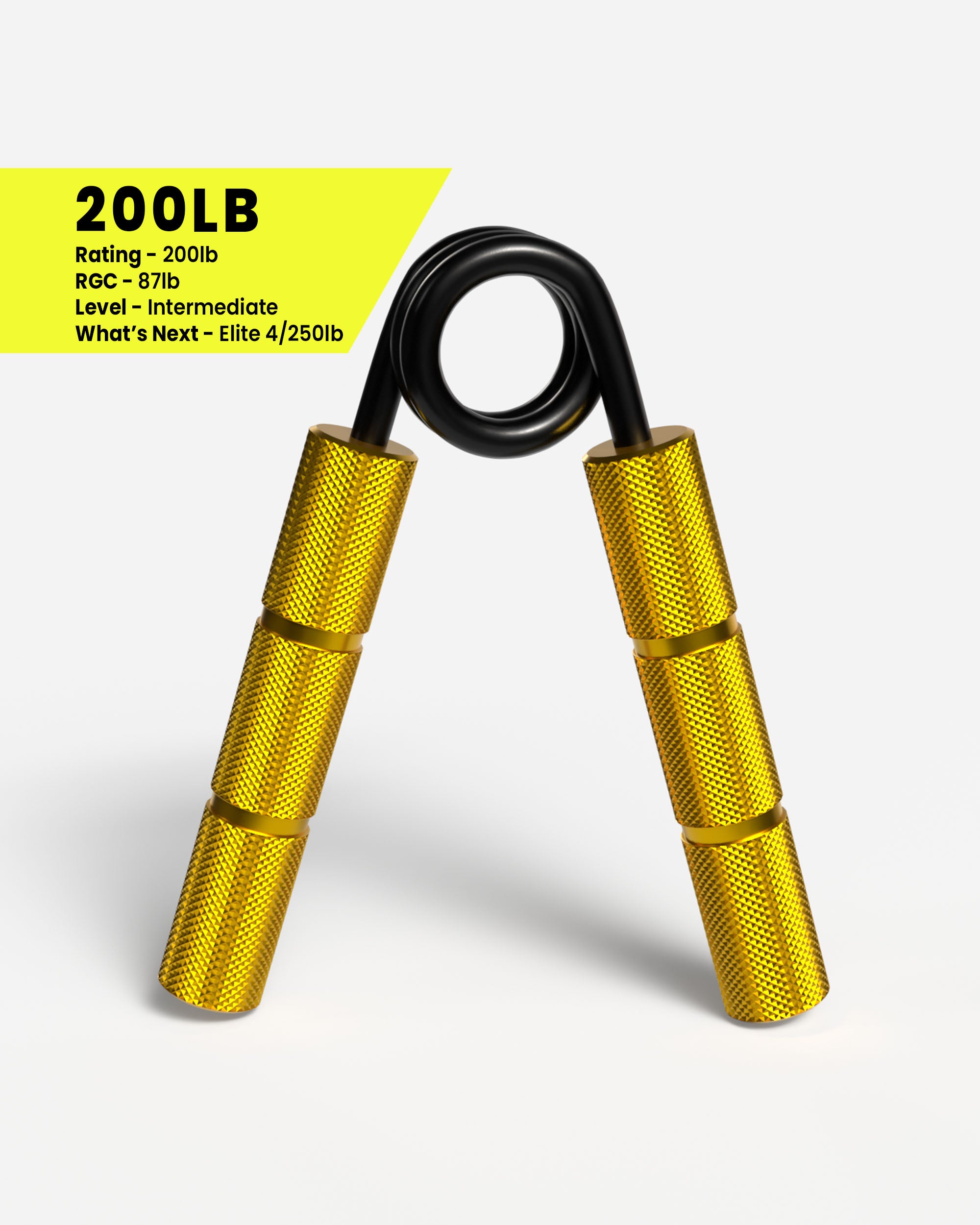 Essential Hand Grippers gold 200lb