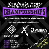 Dominus Strongman Division Grip Championships Entry