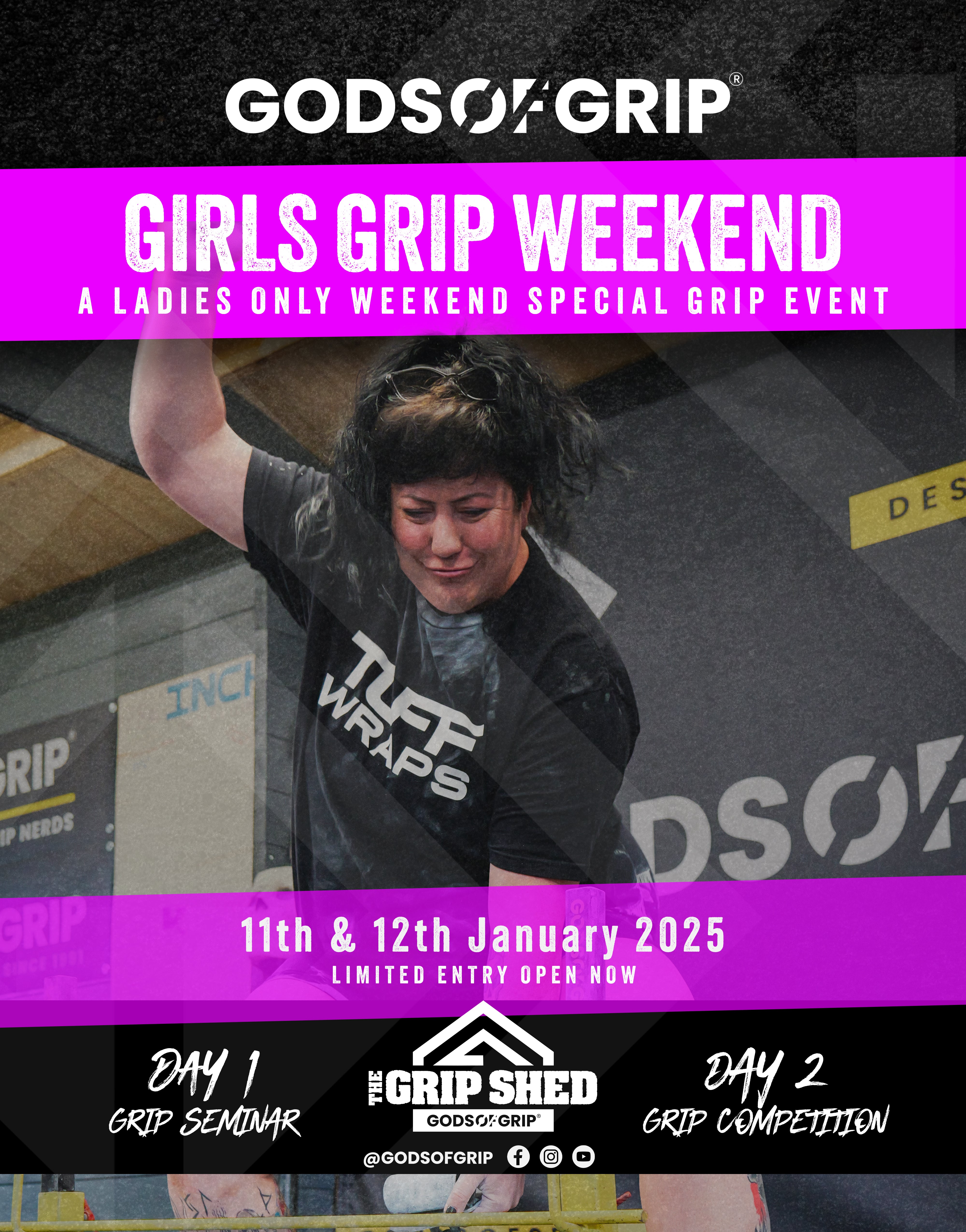 Girls Grip Weekend Poster