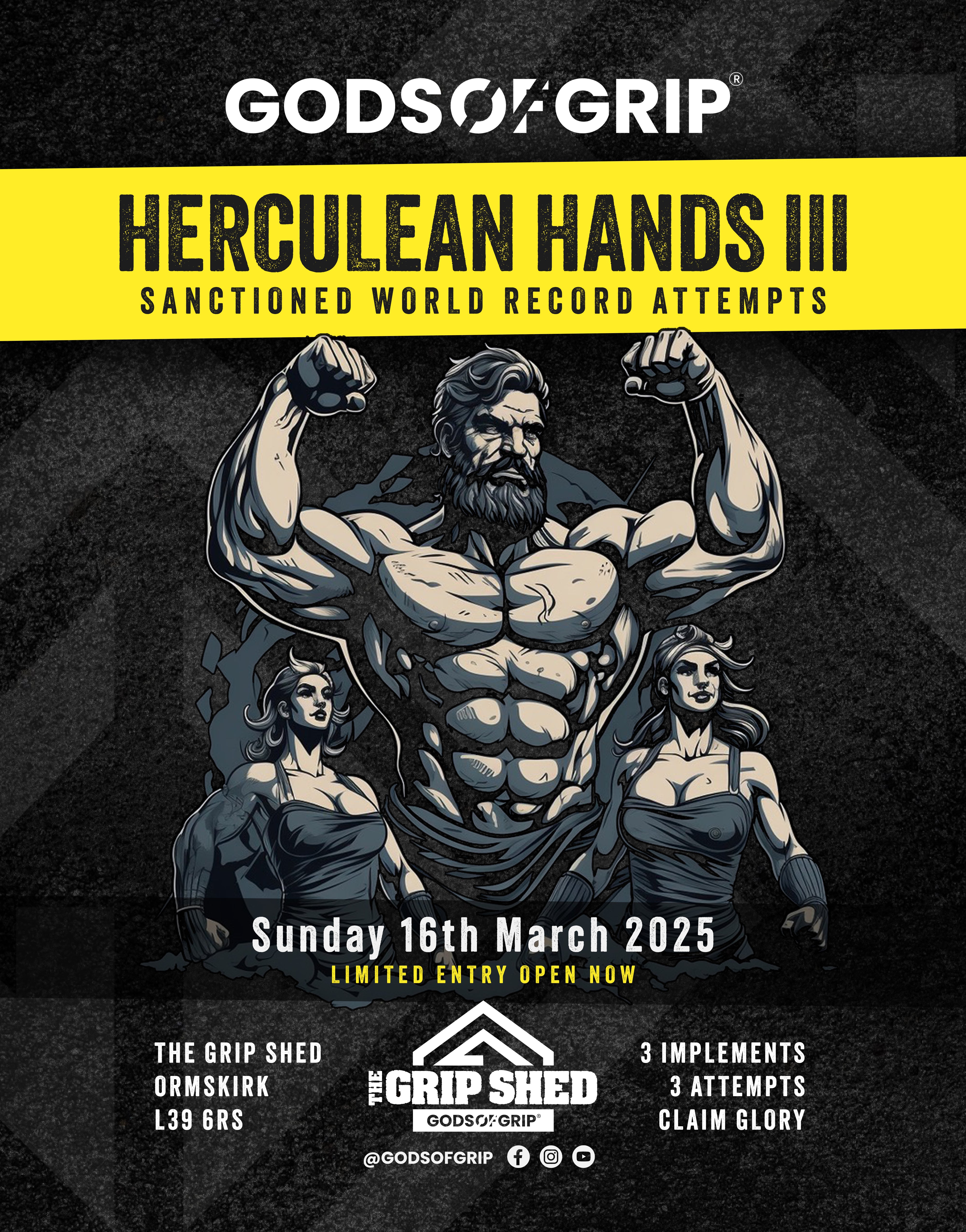 Herculean Hands III - Record Breakers Poster