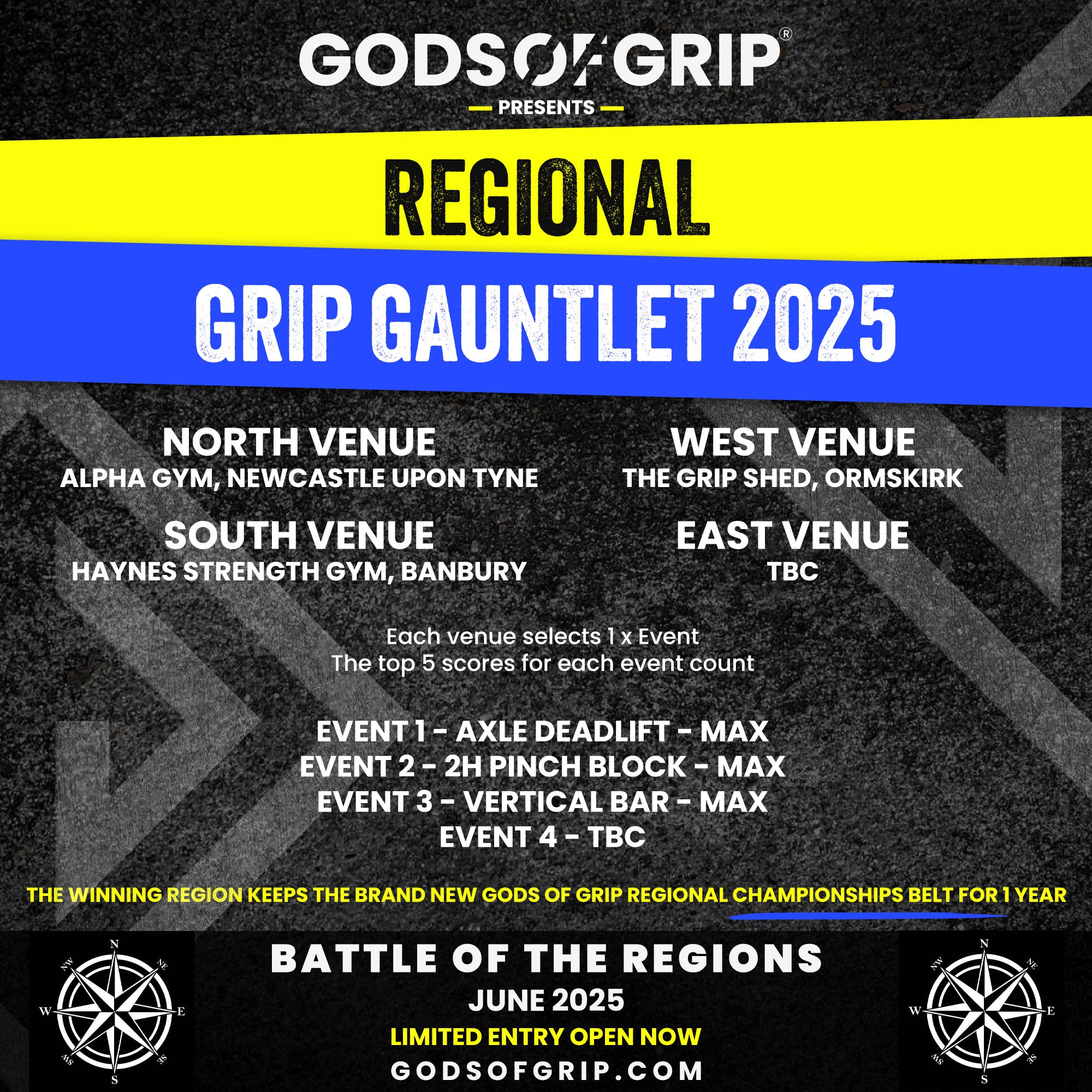 Regional Grip Gauntlet 2025