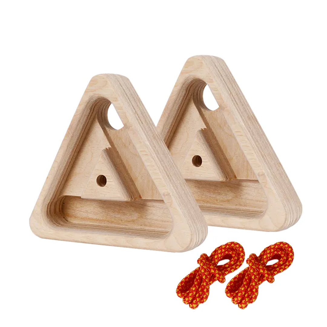 Triangle Fingerboard Climbing Tool With Rope