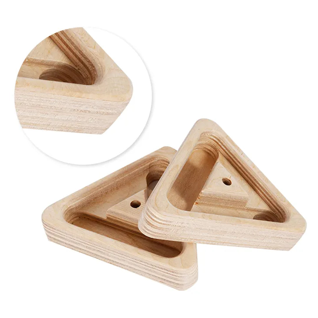Triangle Fingerboard Climbing Tool Close Up