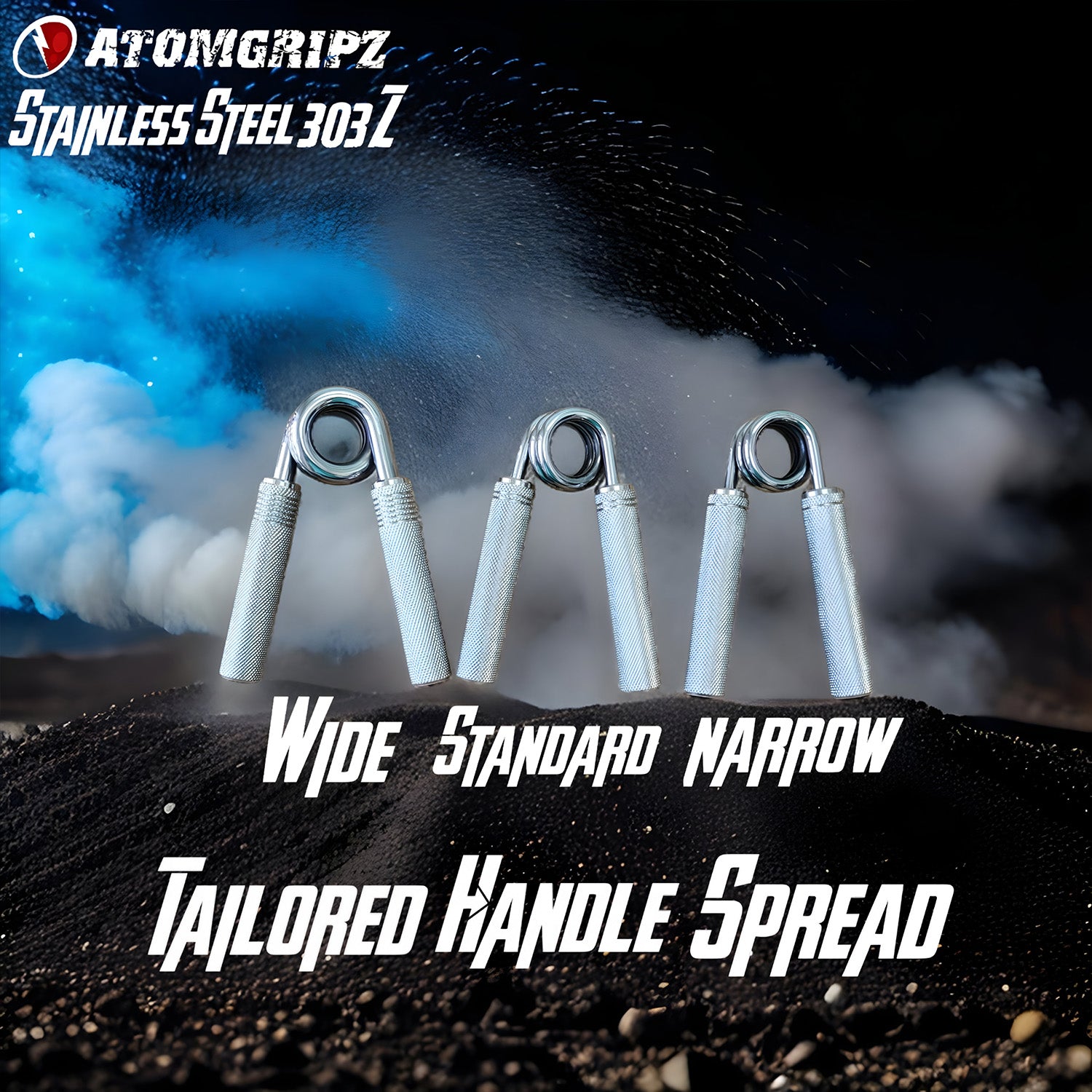 Official AtomGripz Hand Grippers Spread