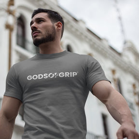 Gods Of Grip T-Shirt Charcoal Model
