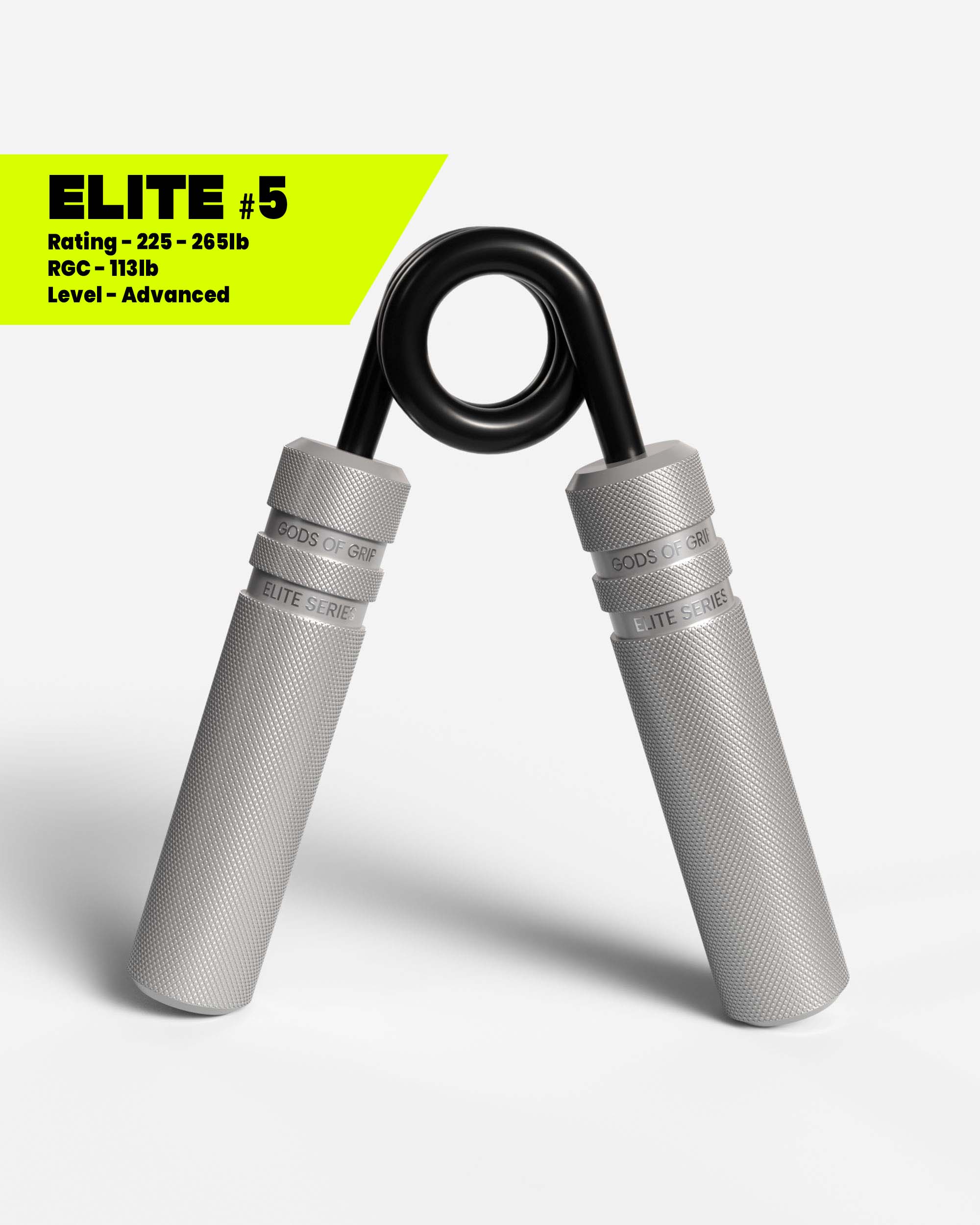 Elite 5 hand gripper version 2 info card