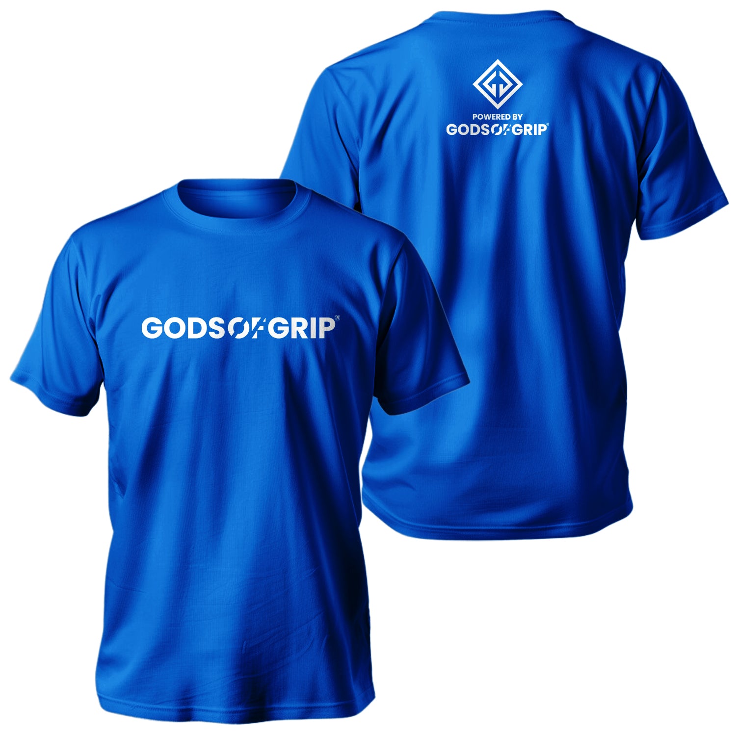 Powered By The Gods T-Shirt - Blue