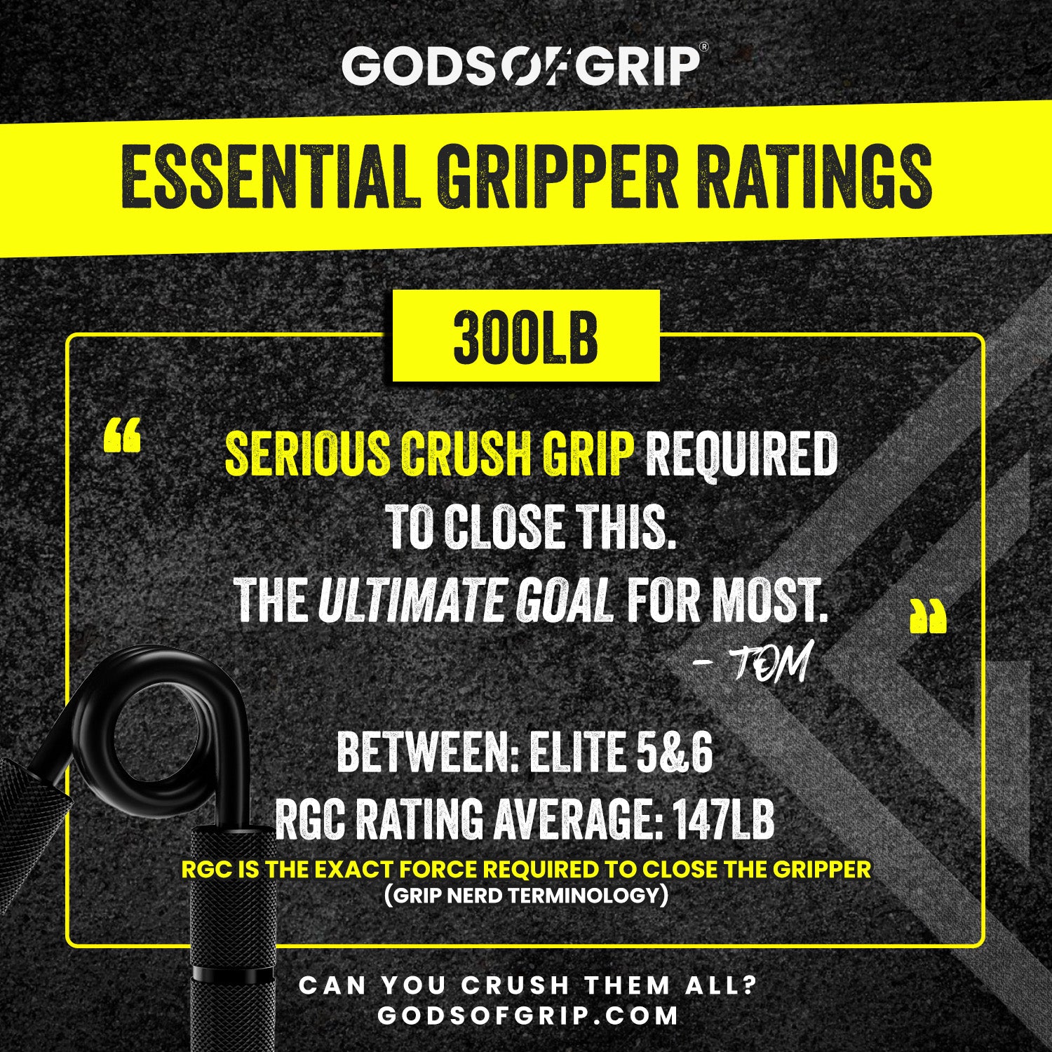 Essential Hand Gripper Rating Chart 300lb