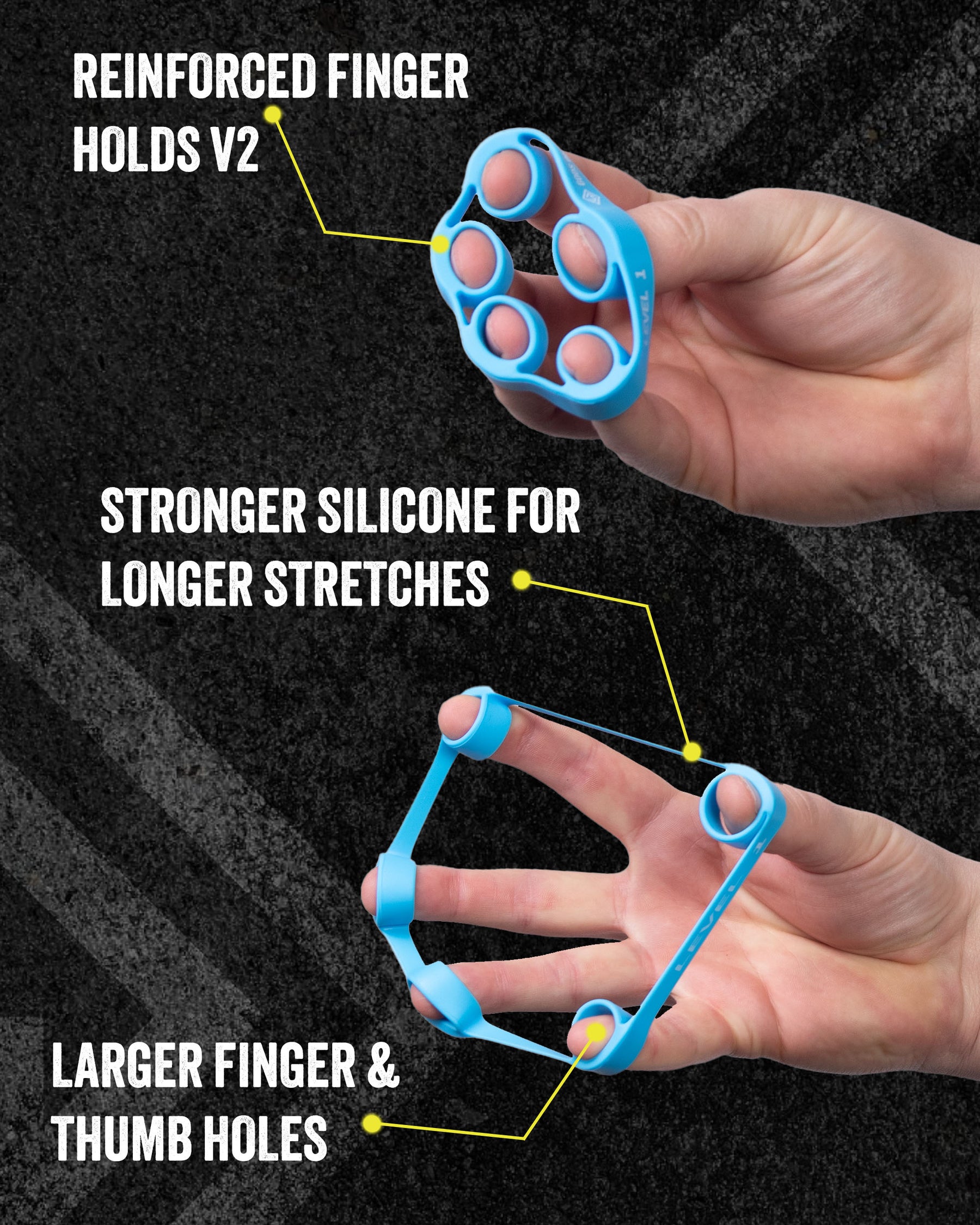 Finger Strength Extensor Bands - Gods Of Grip