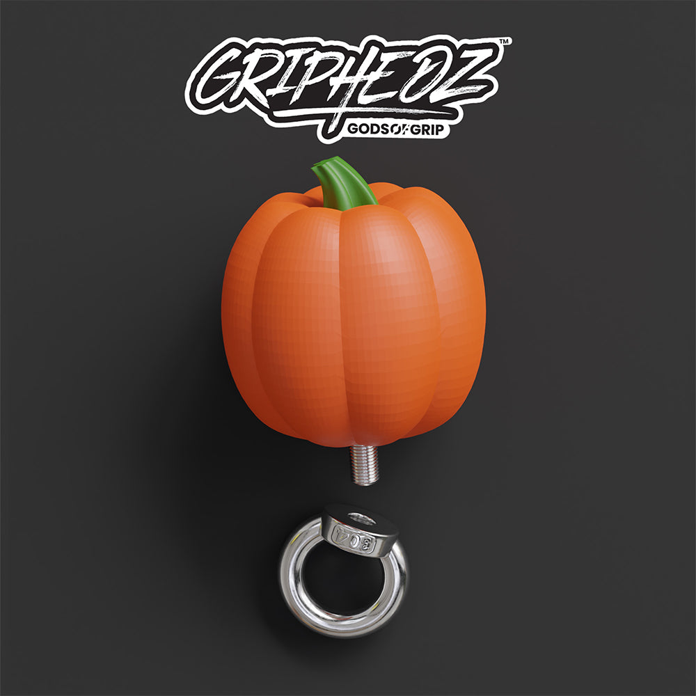 GripHedz™ - Pumpkin Black Background