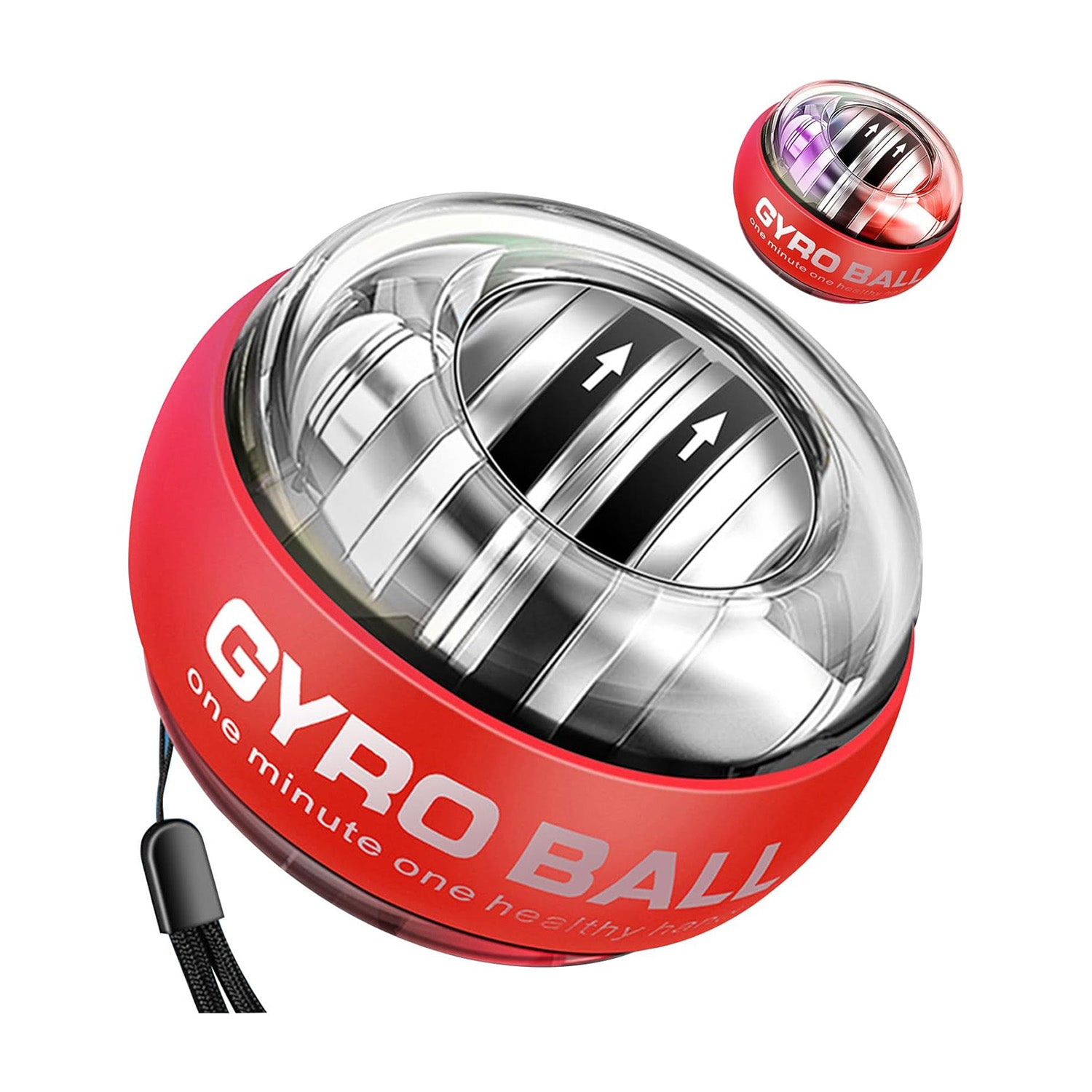 Gyro Ball Wrist Exerciser Red