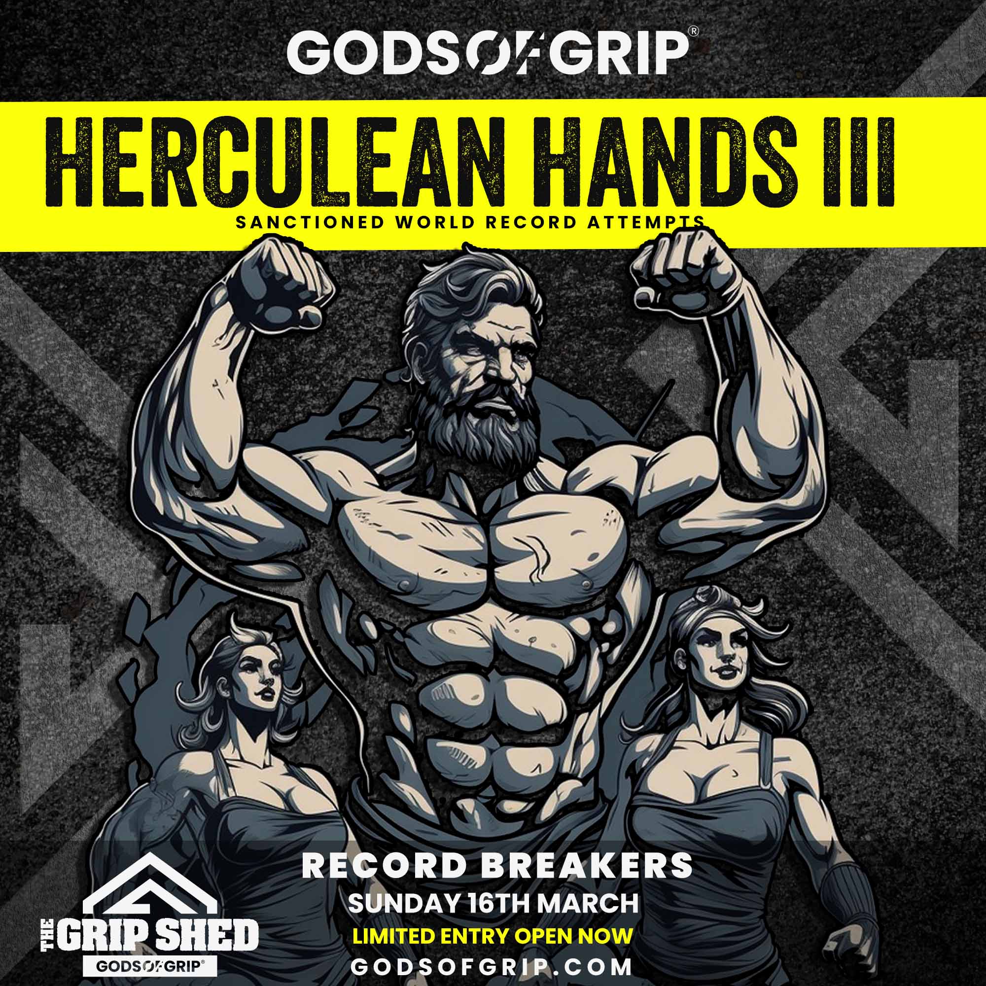 Herculean Hands 3 Record Breakers