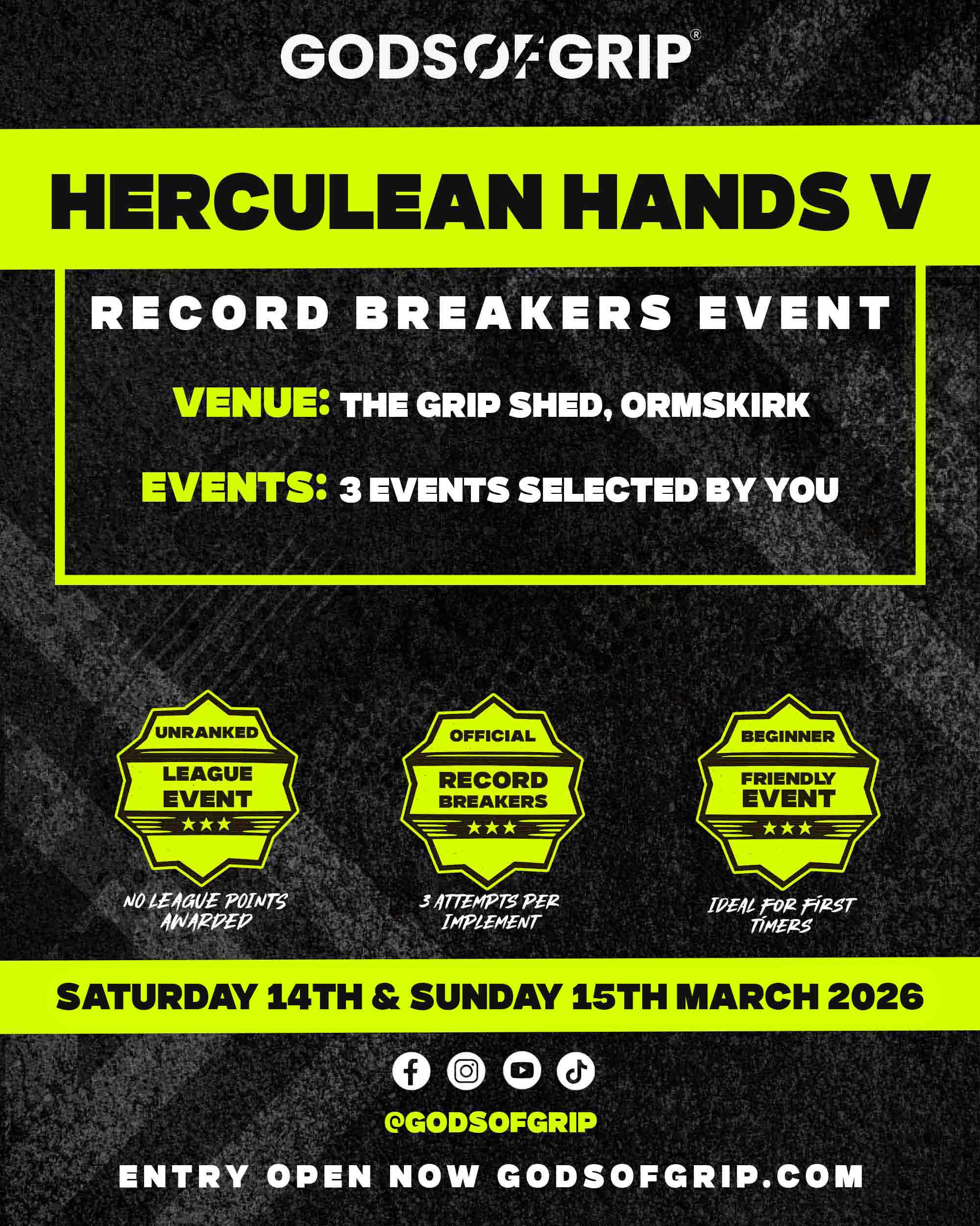 Herculean Hands V - Record Breakers