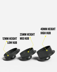 Hub Pinch Grip Training Tool height comparison