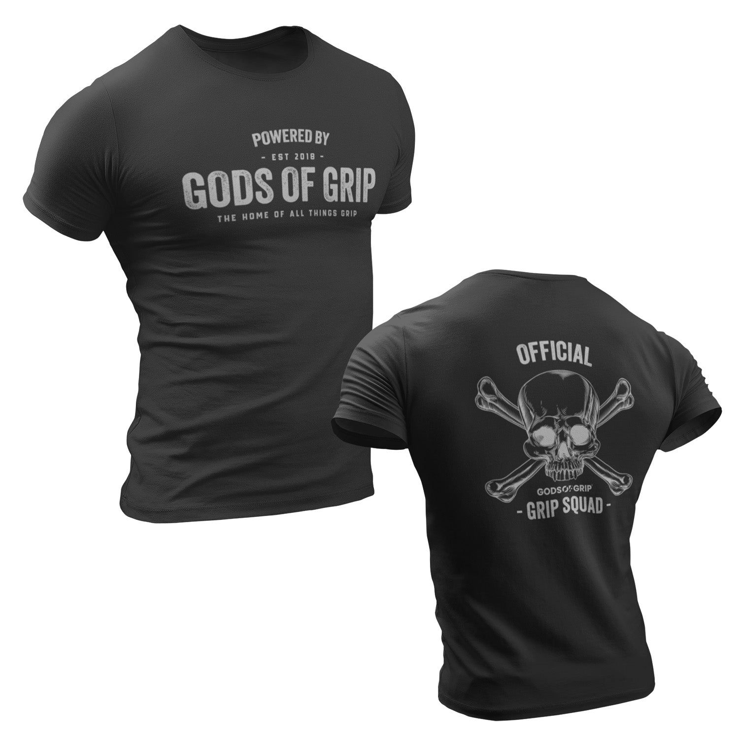 Official Grip Squad T-Shirt Front And Back