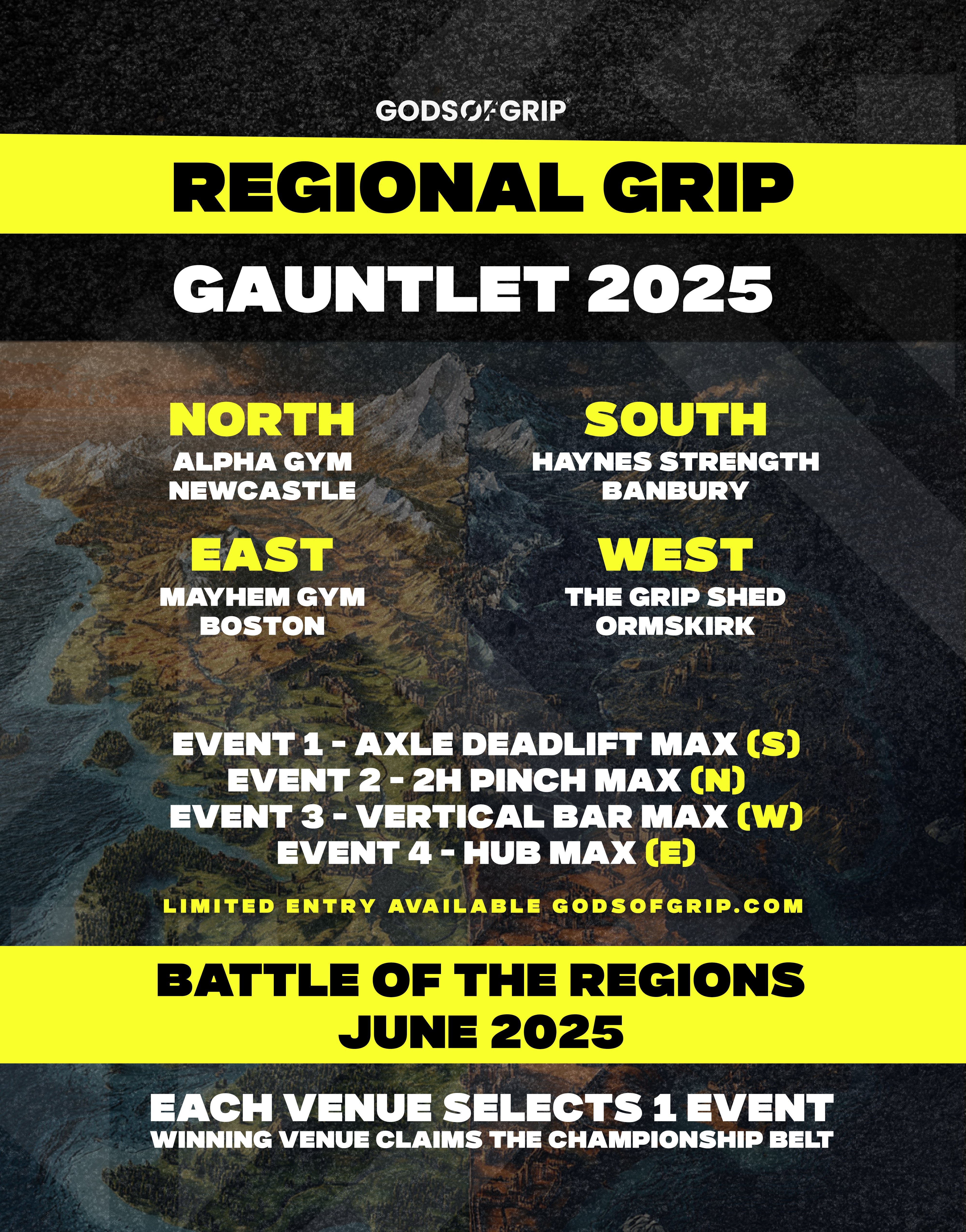 Regional Grip Gauntlet 2025