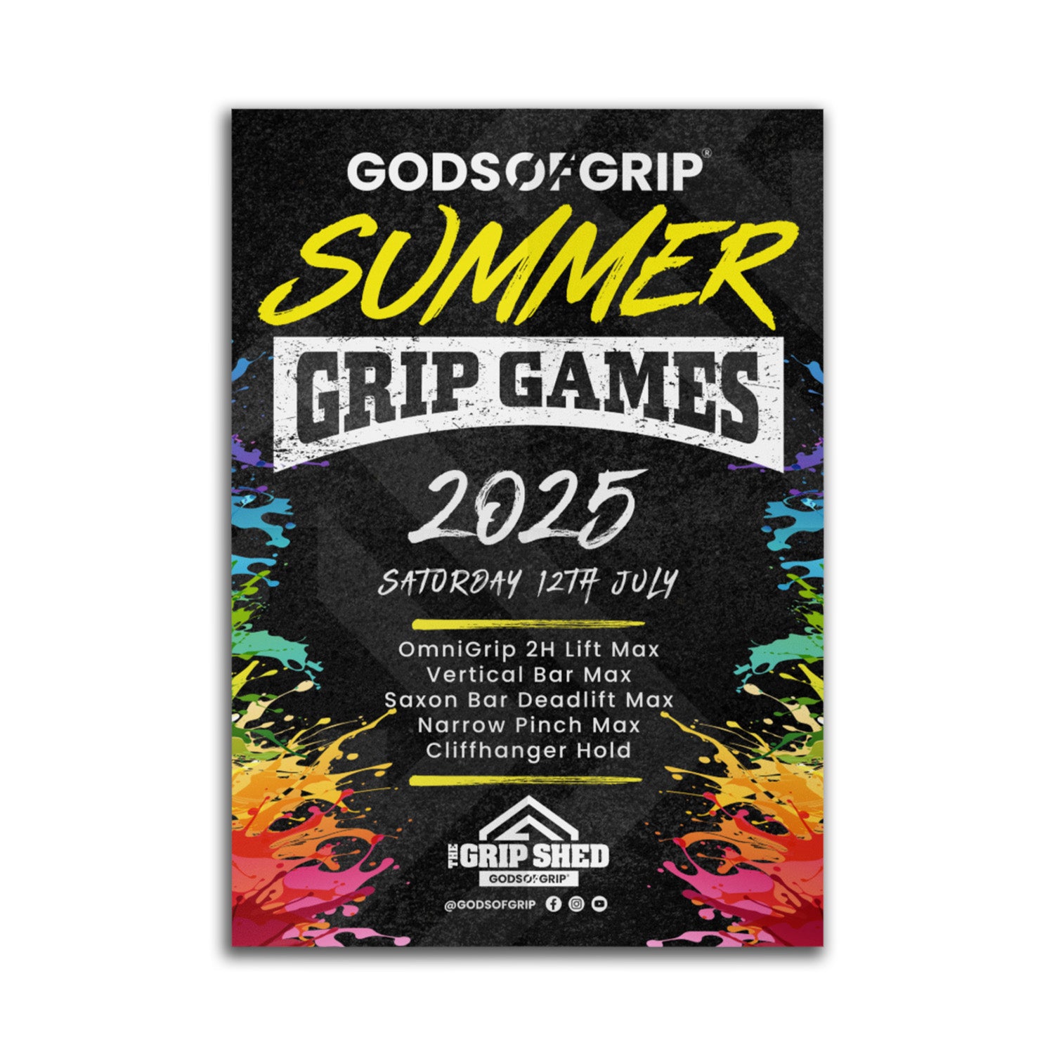 summer grip games poster