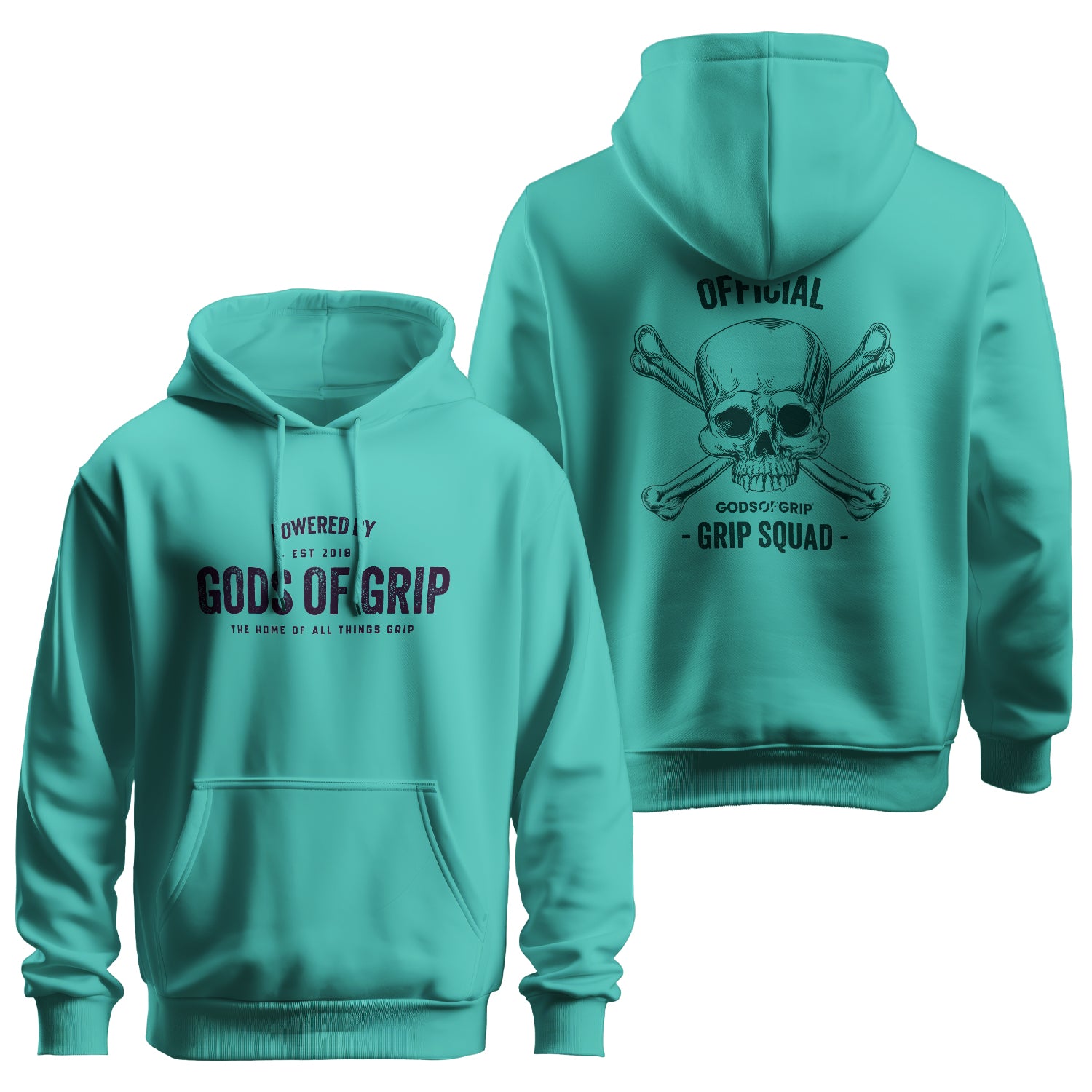 Official Grip Squad Hoodie Teal