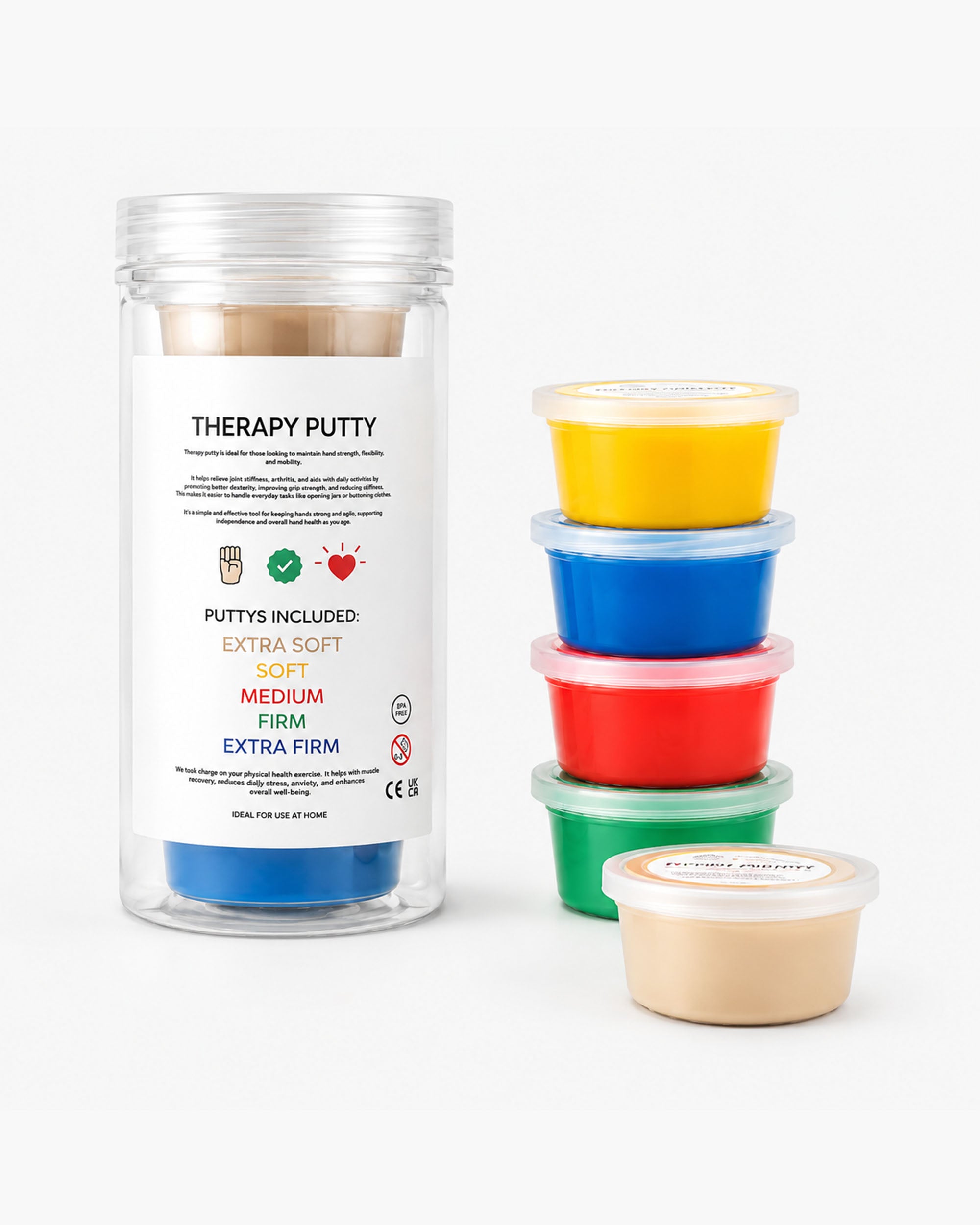 Therapy Putty - Set of 5 Tubs