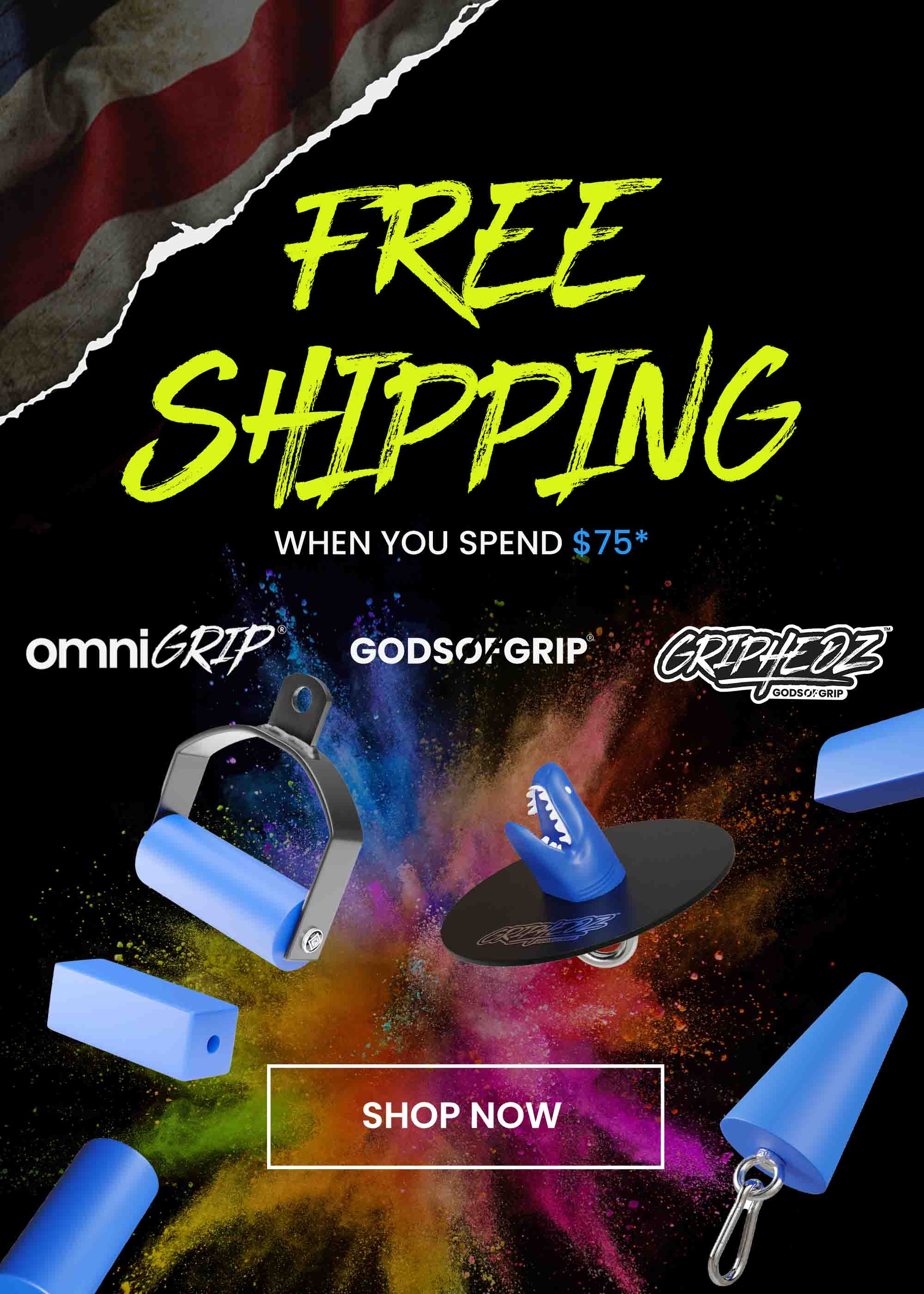 USA FREE SHIPPING BANNER