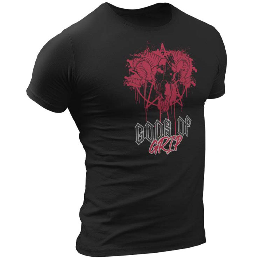 Satanic Gods Of Grip T-Shirt #colour_black